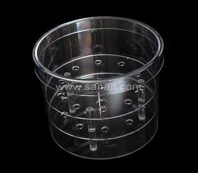 Clear Acrylic Round Flower Box