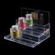 SAFD-125-2 Custom Multi Tiers Transparent Acrylic Display Stand