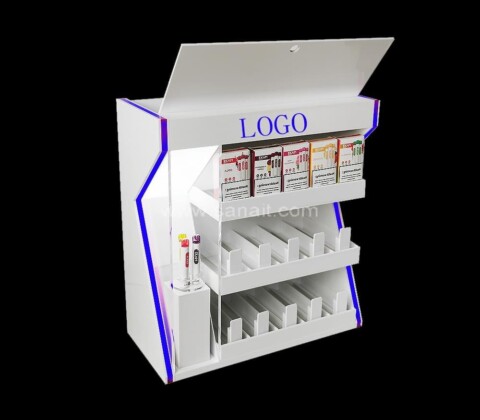 E-Cigarette Shop Cigarette Tobacco Display With LED