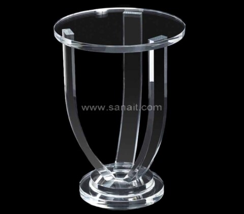 Custom Made Transparent Acrylic Side Tables